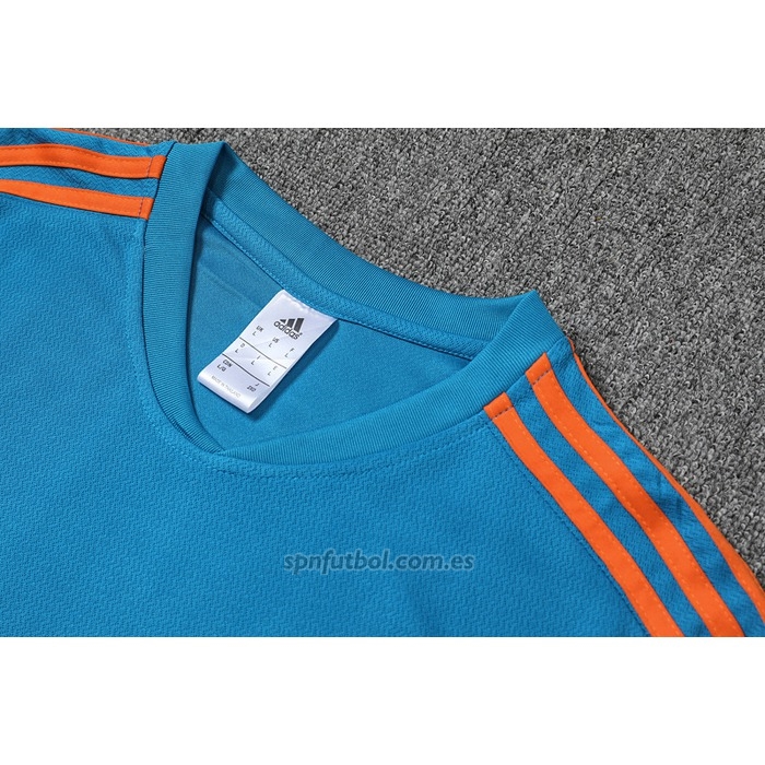 Chandal del Manchester United Manga Corta 2022-2023 Azul - Pantalon Corto